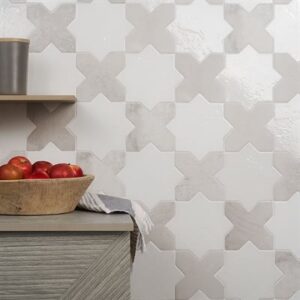 Malta Star White 6 Polished And Cross White 6 Matte