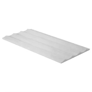 Carver Fluted Alaska 12X24 Dimensional Honed