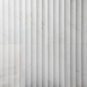 Carver Fluted Alaska 12X24 Dimensional Honed