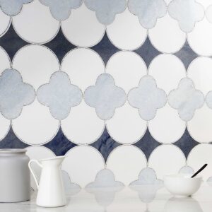 Fiore Azul – Blue Celeste- Macauba- Thassos & Burlington Line