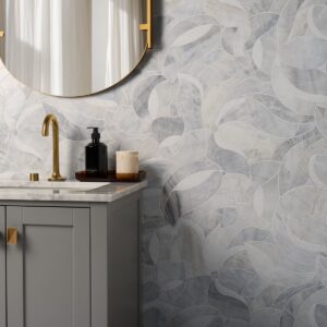 Kendall Andes Gray Polished Mosaic