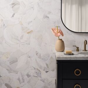 Kendall Calacatta Gold Polished Mosaic