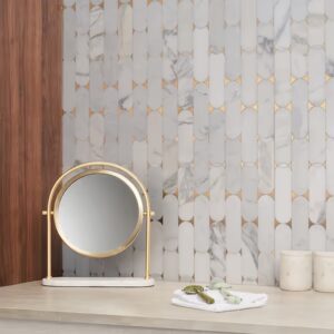 Alanis Calacatta Brass