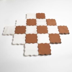 Cotto Rio, Snow White Honed Tudor Marble Mosaic