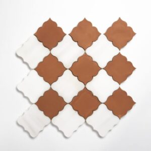 Cotto Rio, Snow White Honed Tudor Marble Mosaic