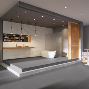 Kursaal Slate porcelain tile